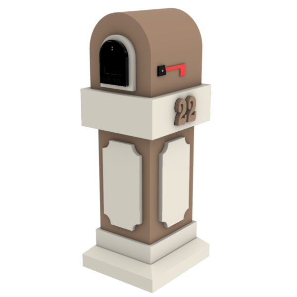 Stucco Mailbox