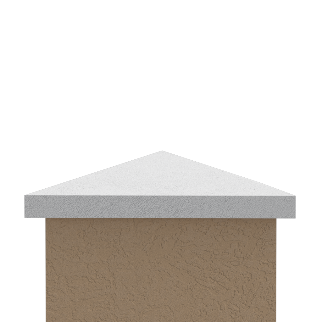 Stucco Column Cap made of Styrofoam