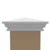 Styrofoam column caps in Ocala, Florida