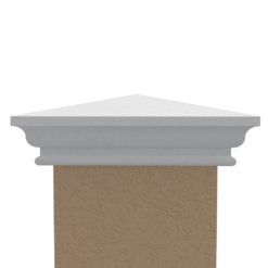 Styrofoam column caps in Ocala, Florida