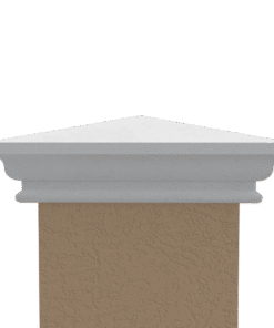 Styrofoam column caps in Ocala, Florida