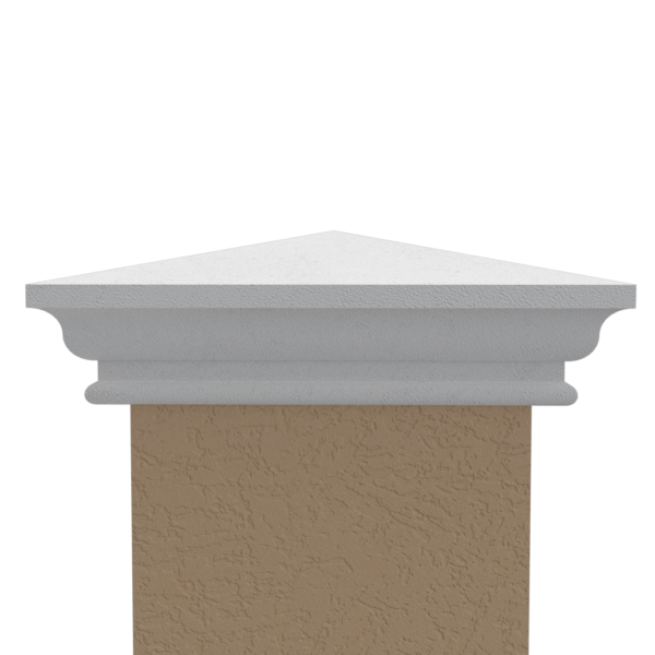 Styrofoam column caps in Ocala, Florida
