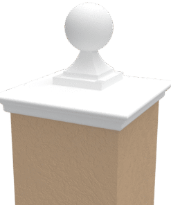 Top Ball Stucco Column Cap