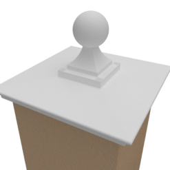 Top Ball Stucco Column Cap