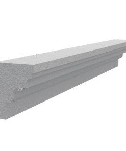 Stucco molding made of styrofoam