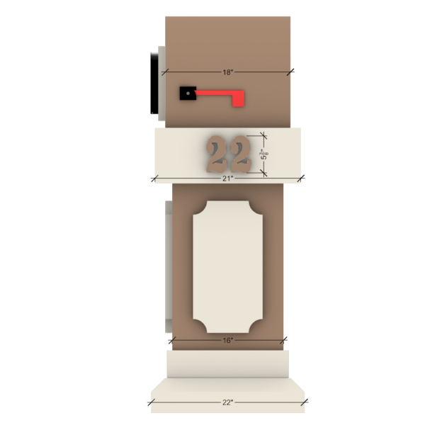 Stucco Mailbox