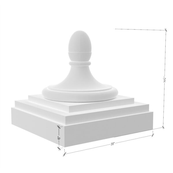 Stucco Column Cap