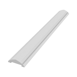 Wall cap made of Styrofoam and coated with stucco