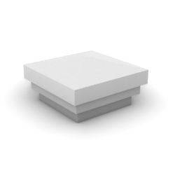 Column Cap Made of Styrofoam coated with stucco.