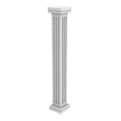 Stucco square Column