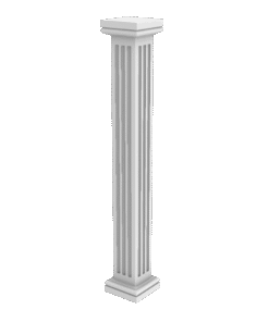 Stucco square Column