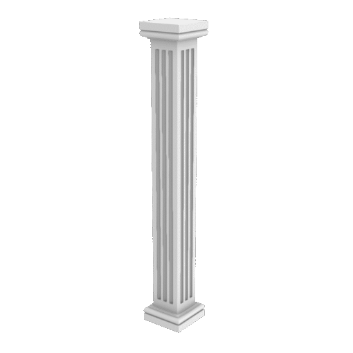 Stucco square Column