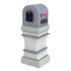 Stucco Mailbox