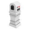 Stucco Mailbox