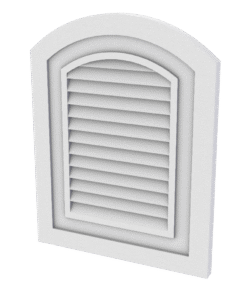 Foam Louver with synthetic stucco finish