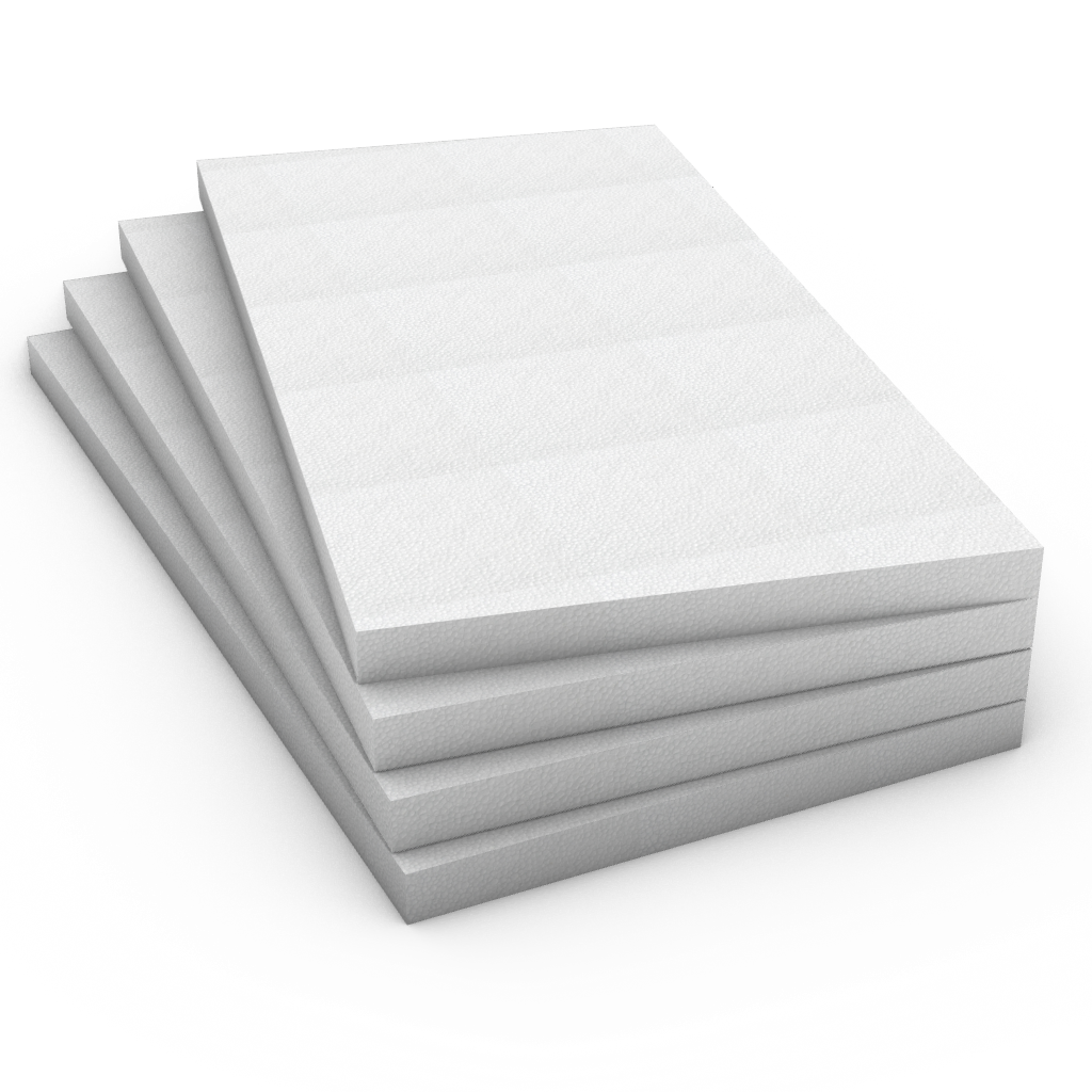 Expanded polystyrene (EPS) foam boards available in multiple densities for insulation and EIFS.